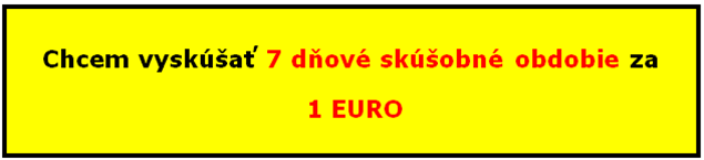 7 dňové skúšobné  členské
